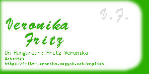 veronika fritz business card